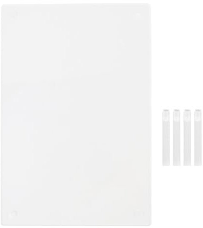 KJAOYU Acrylic Monitor Stand Riser, Acrylic Laptop Stand, Stylish Multipurpose Riser for Laptop, TV, and Computer, for Home Office, Gaming, or Professional Workspaces 3.3in Height