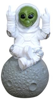 Up Yours Alien-Figur, Kunstharz-Tierstatue für Heimdekoration, charmante Figur, Ornament, perfekte stilvolle Dekoration