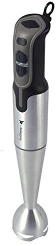 Batidora de mano con 2 velocidades y una potencia de 700W. Cuenta con cuchillas y pie de acero inoxidable.(GRIS) THULOS TH-BM512.