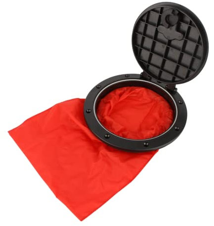 Alomejor Kayak Hatch Cover 6 Inch Hatch Cover Deck Plate Kit with Storage Bag for Kayak Boat Marine (1pc)