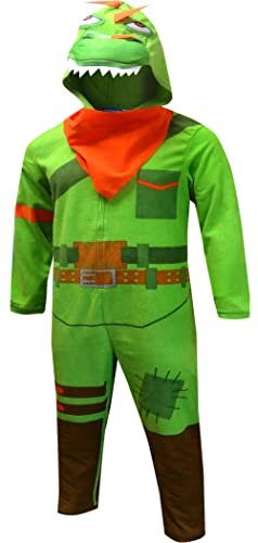 Fortnite Rex Plüschkostüm für Erwachsene, XL, Grün