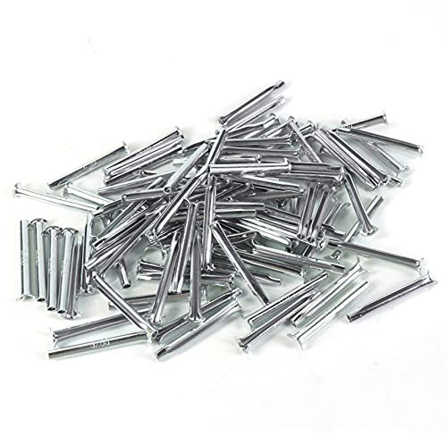 100x Zinc Plated Steel Express Nails, 6mm x 60mm Brick Concrete Masonry Timber Frame Rapid Hammer Set Anchors