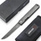 BÖKER PLUS® Nori Damast - japanisches Taschenmesser mit Clip - Damaszener Gentleman Klappmesser mit Titan Griff - Einhand EDC Messer in Geschenk-Box