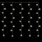 Spetebo LED Schneeflocken Lichtervorhang mit Timer - 100 cm - mit 40 LED und 8 Funktionen - Weihnachtsdeko Fensterdeko für Außen