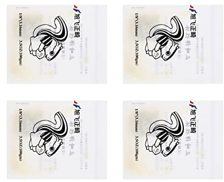 HEALLILY Orthodontische Elastische Gummibänder 1/8 Zoll Zugbänder Für Zahnkorrektur 100 Stück Pro Packung 4 Packungen