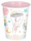 Acan Tradineur - Papelera de plástico Infantil Decorada, Cubo de Basura cilíndrico para Estudio, Dormitorio de niños (Conejita, 25,5 x 21,5 cm, 6 litros)