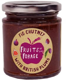 Fruits of the Forage Fig Chutney, Glass Jar With Multi Coloured Label, 205g (Pack of 1)