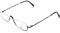Rodenstock HALF EYE Metall Brillen in Schwarz für Herren, Brille mit Sehstärke, optional mit Sonnenbrillen tönung oder Blaulichtfilter (Modell R0864)