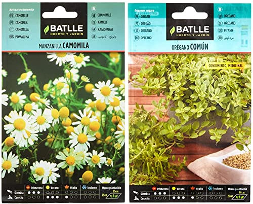 Batlle Semillas Aromáticas, Camomila & Orégano - Origanum vulgare