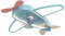 Leise Ventilator lampe Cartoons Flugzeug Deckenventilatoren Licht Hubschrauber Modell Dimmbare 6-Geschwindigkeit Deckenventilatoren Lampe W/Fernbedienung for Kinderzimmer Kinderzimmer Kindergarten ( C