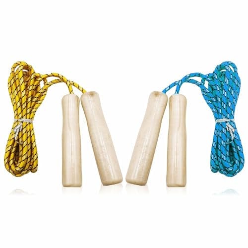 Fitness Speed Rope Exercise Rope Adults Kids Jumping Skipping Light Weight Comfortable Workout Equipment Gym Accessories For Sports Centers Ergonomic Handles 2 Assorted Colors 2.7M Long(1pc)