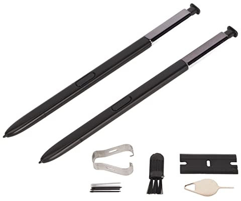 2pcs Stylet pour Galaxy Note 8, Stylet de Remplacement pour écran Tactile de Téléphone Intelligent avec Pointes D'éjection, 5 Pointes de Stylet, pour Téléphone Portable Galaxy