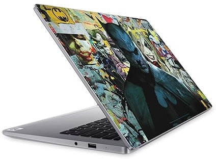 Head Case Designs Officially Licensed Batman DC Comics Torn Collage Logos And Comic Book Vinyl Sticker Skin Decal Cover Compatible With Mi NoteBook 14 (2020)