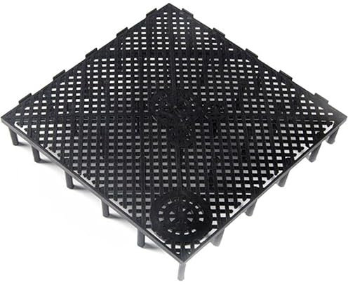 Movoja 8 STÜCK - Aquarium Bodenmatte Bodenfilterplatte - Easy Click System - Zuschneidbar - Bodenfilter Unterkiesfilter Filterplatten Bodenfilter Schindeln Filter Schwarz 15 cm