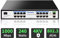 Goalake 19 Port Gigabit Ethernet PoE+ Switch with 16 PoE Ports + 2 Gigabit Uplink +1 x 1.25G SFP, 802.3af/at, 240W Built-in Power (Unmanaged)