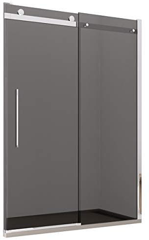 Porta doccia scorrevole fumè anticalcare 195h 8mm EUCLIDE - 120