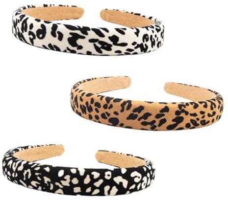 minkissy Leopard Print Wire Headband Set for Women Fashion Headband and Hair Accessories