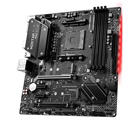 XYYZXKL schede Madri Socket della Scheda Madre AM4 AMD B450 Fit per MSI B450M Mortat Max Scheda Madre DDR4 64 GB AM4 PCI-E 3.0 Desktop Originale Adatta per MSI B450 Mainboard AM4 B450