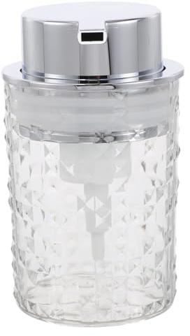 Ipetboom Distributeur Savon Mousse Verre Transparent Pompe pour Mains Salle De Bain