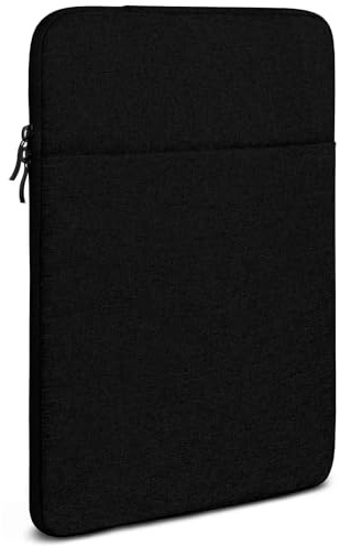 moex Dash Case für MacBook Pro M4 (16 Zoll) Tasche mit Reißverschluss und Fach für Zubehör, Sleeve Laptop Hülle weich Gepolstert, Schutzhülle Minimalistisch Laptoptasche, Schwarz
