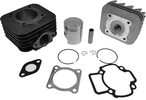 VANEZ Sportzylinder 70ccm kompatibel mit PIAGGIO Zip 25/50, Liberty 50, NRG 50, TPH-X 50, Sfera 50 2T AC Modelle