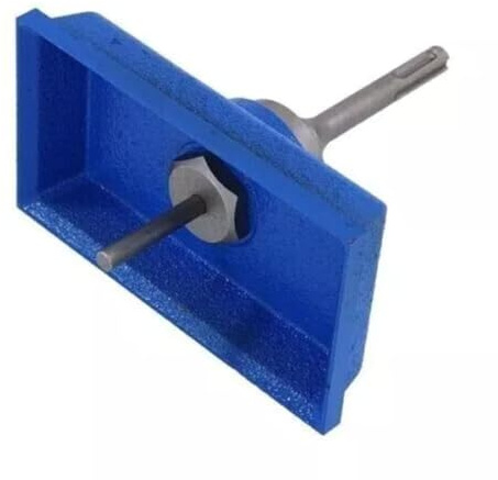 TCT SDS Plus Double Socket Box Cutter 79x142mm – Professional Electricians Masonry Wall Chaser – Tungsten Carbide Blades – Rectangular Back Box Cutter for Electrical Installations