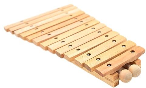 PUXZYAX Glockenspiel aus Holz – ein fantastisches Schlaginstrument für Kinder, ideal für den Musikunterricht im Klassenzimmer oder als Einweihungsgeschenk. 13 töniges
