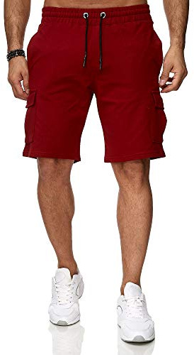 Reslad Kurze Hose Herren Cargo Bermuda Shorts Jogginghose Sport-Hose RS-5069