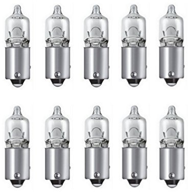 10x H10W BA9s 12V 10W Jurmann® LongLife HALOGEN LAMPEN FALTSCHACHTEL 10 STÜCK