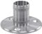 Sellon24® Edelstahl Bodenflansch Bodenanker Rundrohr Rohr Flansch Bodenhalter Wandhalter Ankerplatte Ø42,4 mm Geländer Pfosten Steckfitting Bodenhülse