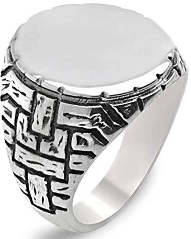 mysilverworld Massives 925er Sterlingsilber The Pit Cukur Yamac Herren-Ring