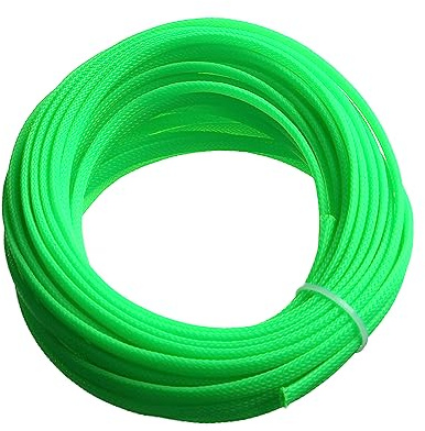 Othmro 1Pc Cable Tidy Sleeve, 10m Cable Protector, Desk Cable Management Cable Organizers Wire Tidy for TV/PC USB Cable, Pet Cable Protector, Green (Width: 6mm)