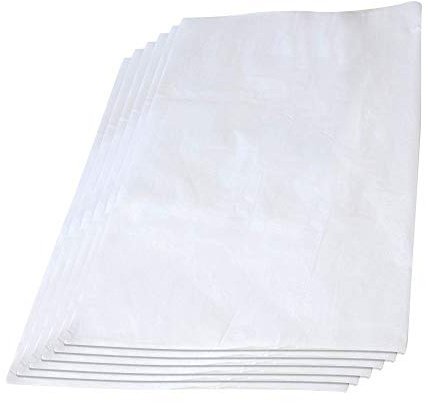 Carta velina bianca senza acidi, 50 fogli, 50 x 70 cm, senza buffer, confezione da 25 pezzi, carta regalo per regali