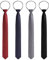 Xinnun 4 Stück Herren Clip On Krawatten schlips Schwarz, Marine, Grau, Dunkel Rot Sicherheitskrawatte mit vorgebundenen Knoten