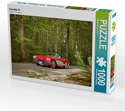 CALVENDO Puzzle Corvette C1 | 1000 Teile Lege-Größe 64 x 48 cm Foto-Puzzle für glückliche Stunden