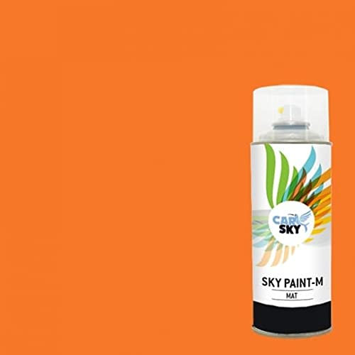 CARSKY Bombe de peinture RAL Orangé Pastel 2003 finition mat 400ml