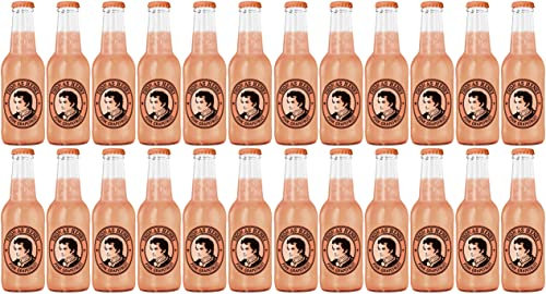 Thomas Henry Pink Grapefruit - aufregend fruchtig - (24 x 0,2 l Glas MW) 24er Set Limonade zum Mixen deiner Longdrinks und Cocktails mit Tequila, Rum & Co.