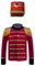 Agoky Jungen Nußknacker Prinz Jacke und Hut Kinder Zirkusdirektor Cosplay Kostüm Weihnachten Fasching Karneval Outfits Rot B 170-176