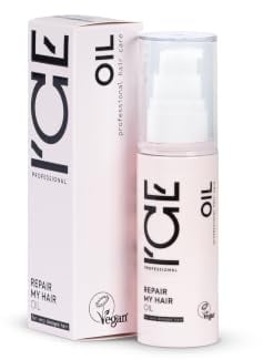 ICE Professional Repair My Hair Oil 50 ml – Reparierendes Haaröl für geschädigtes, sprödes & poröses Haar – Gegen Spliss & Haarbruch – Pro Keratin, Edelweiß & Zedernöl für Glanz & Geschmeidigkeit