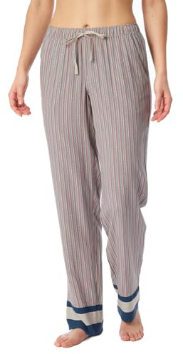 Schiesser Damen Schlafhose lang Webhose-Mix + Relax Pyjamaunterteil, Multicolor 1_182054, 48