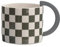 Taza de café Taza creativa de tablero de ajedrez, taza de café Retro con leche for desayuno, taza de agua de cerámica de gran capacidad, taza de té for pareja Tazas de Espresso ( Color : A )
