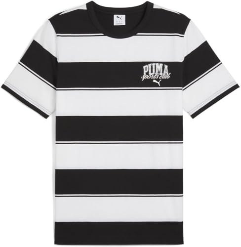 PUMA Unisex Class Stripe AOP Tee T-Shirts (1er Pack)