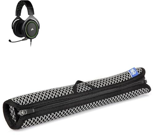 HS70 Kopfbügel Abdeckung Ersatz Kompatibel mit Corsair HS50/MDR 7506/HS60/HS70/MDR V6/CD900ST Headsets Kopfbügel Kissen mit Atmungsaktivem Gewebe