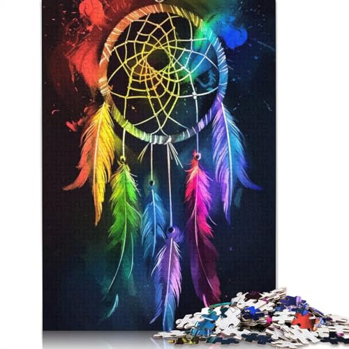 Puzzle 1000 Teile für Erwachsene Traumfänger-Puzzle Kartonpuzzle Spielzeug Wanddekoration Größe: 38x26cm