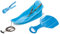 Tymar Schlitten Bob, Kinderbob mit schneeballzange und schneerutscher, Kinder, Baby(TopoSET; Blau)