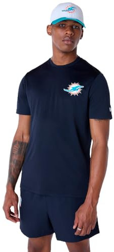 MIAMI DOLPHINS New Era NFL Essentials T-Shirt Navy