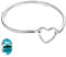 LNQOBU Damen Armband Silber 925 Schlangen Schmetterling Armband mit Funkelnden Herz Verschluss Charms (Mit Einem Spacer Perlen)
