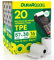 20 Rouleaux Papier TPE CB Bobines Thermiques DuraRoooll - Rouleaux Caisse POS 57mmx38mmx16m Compatibles Avec Nexi SumUp Pax Axerve Ingenico pour Recettes Reçus Distributeurs Automatiques Cartes Crédit