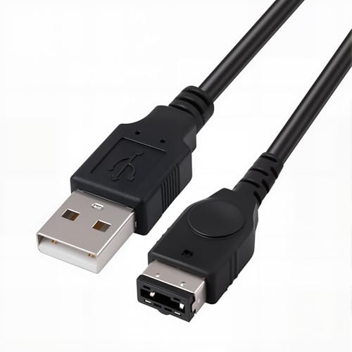 Duluok 1,2 M 3.9Ft Câble de Charge USB pour Game Boy Advance SP Nintendo DS