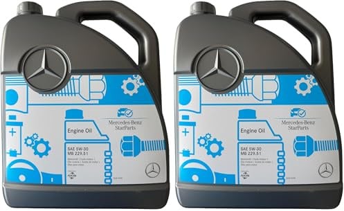 Original Mercedes Benz Motorenöl 5W-30 MB 229,51 5 L (Packung mit 2)